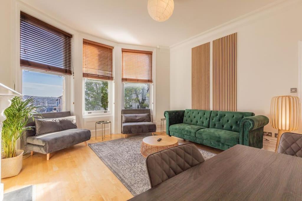 布赖顿Victorian Flat Close To Station With Large Garden公寓 外观 照片