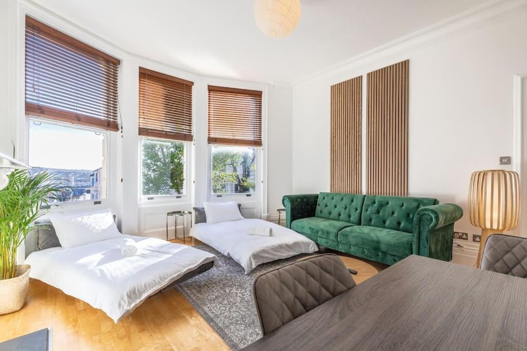 布赖顿Victorian Flat Close To Station With Large Garden公寓 外观 照片